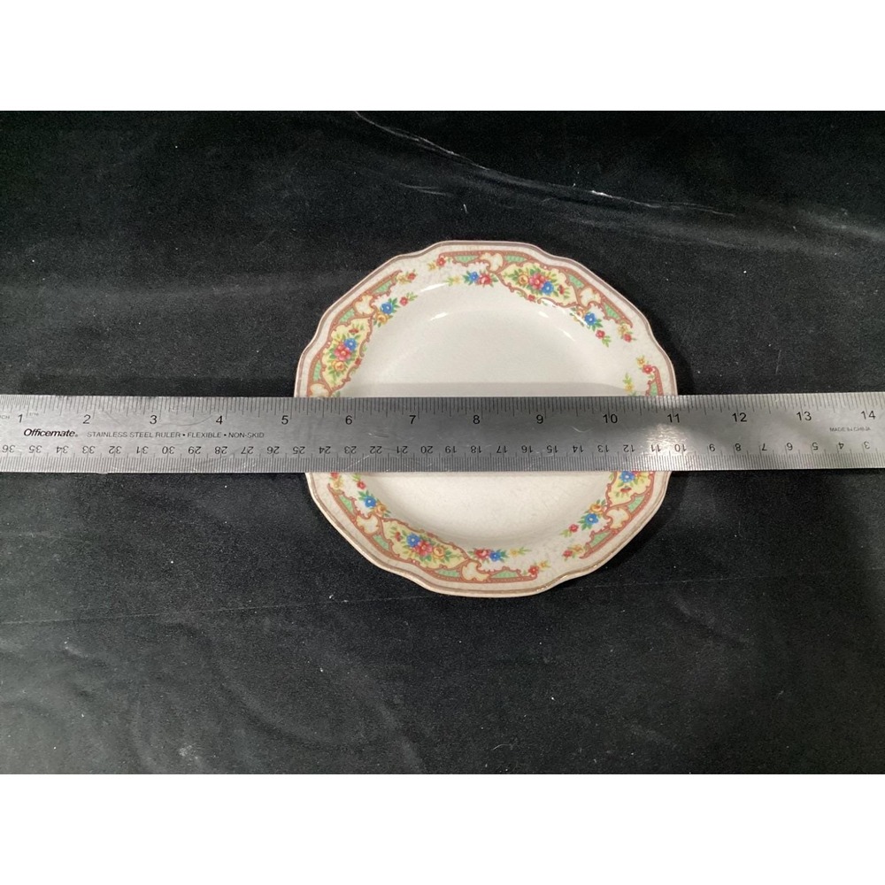Vintage Mount Clemens 1930's Mildred Pattern Bread Plates Set of 2 *
